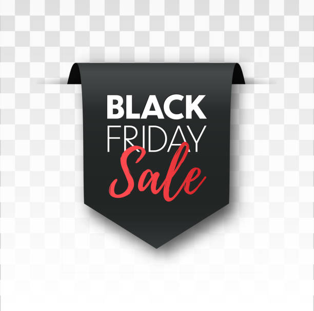 Black friday sale banner. Offer tag. Black friday sale banner. Offer tag. Vector label black friday sale banner stock illustrations