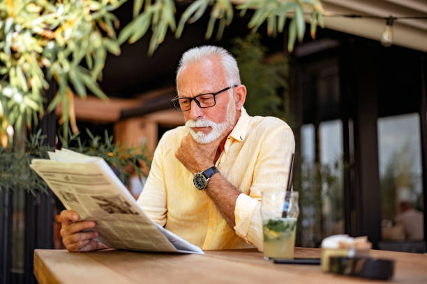 istock The newspaper provides a framework for my day 1161131525