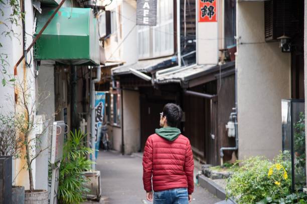 istock Traveler exploring a Japanese city 1161136842