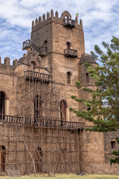 istock Fasil Ghebbi, castle in Gondar, Ethipia Heritage 1161137978
