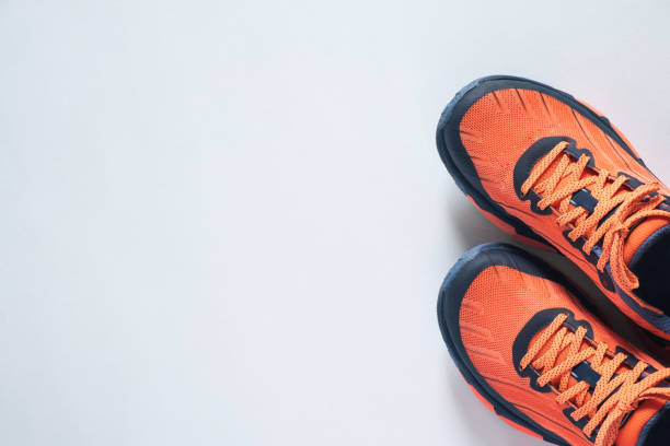 istock High Angle View Of Shoes Against White Background 1161144622