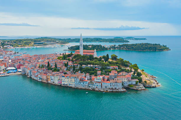 istock Panoramic view of Rovinj, Croatia 1161147816