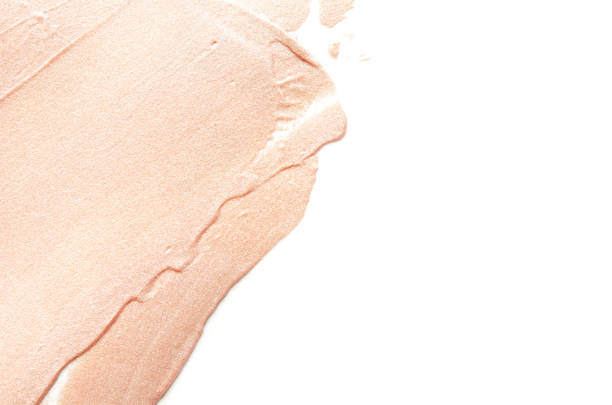 istock Beige smears of crushed highlighter or luminizer. - Image 1161151032
