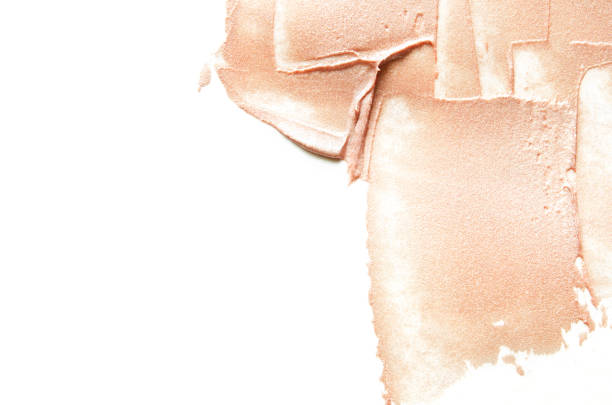 istock Beige smears of crushed highlighter or luminizer. - Image 1161151142