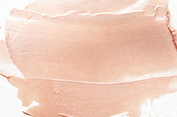 istock Beige smears of crushed highlighter or luminizer. - Image 1161151148