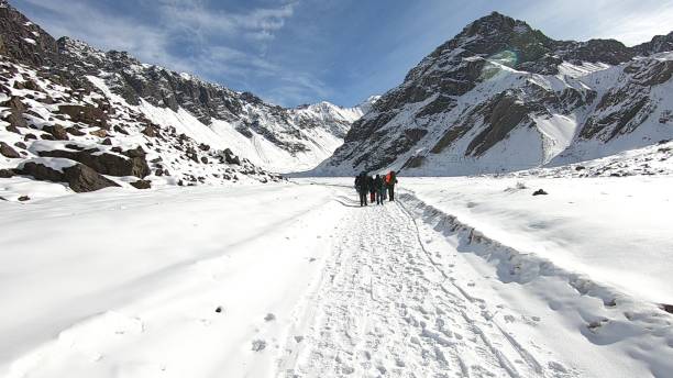 istock Mountain snow, valley and landscape 1161152996