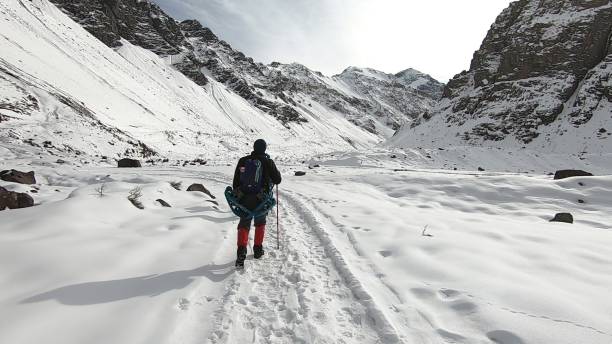 istock Mountain snow, valley and landscape 1161153015