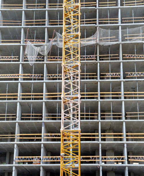 istock Multi-storey building under construction (new residential complex), Moscow, Russia 1161164625