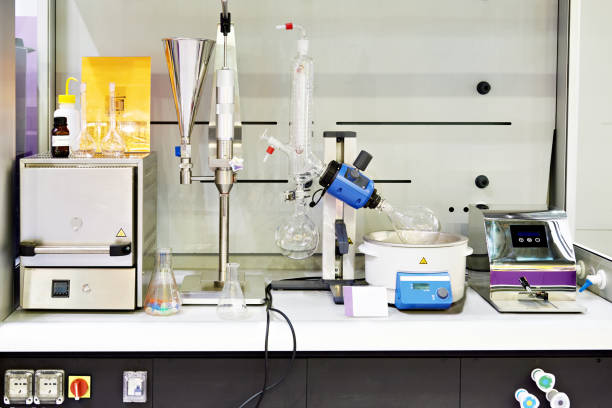istock Chemical devices in laboratory 1161168056