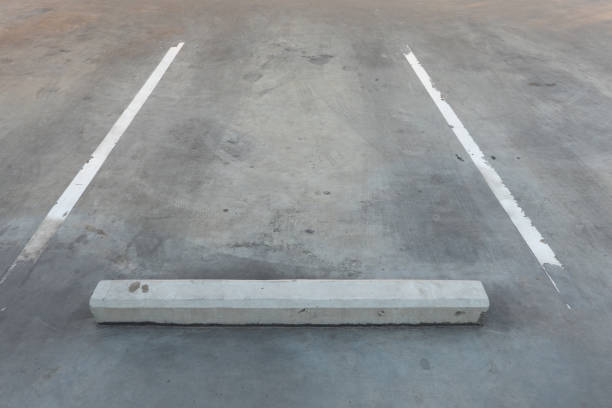 istock Empty Vacant parking lot/Parking garage department store with Copy Writing Space 1161172243