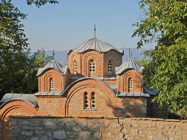 istock St. Pantelejmon, old Orthodox church 1161175496