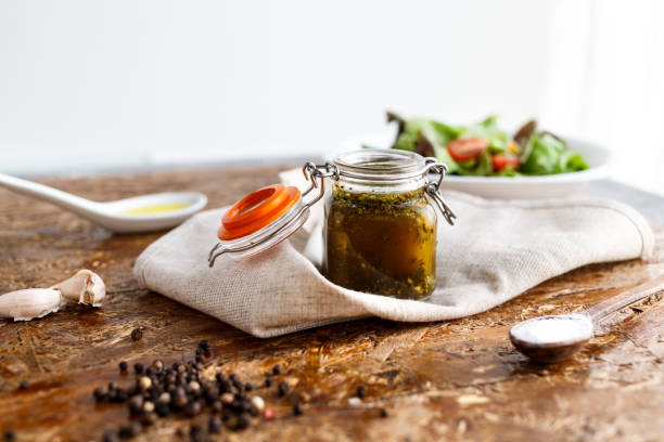 istock Homemade sauce with garlic and pepper 1161176728