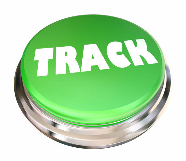 istock Track Package Follow Logistics Movement Button 3d Illustration 1161178019
