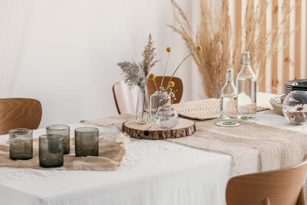 istock Close-up of natural simple decoration on the table 1161178221