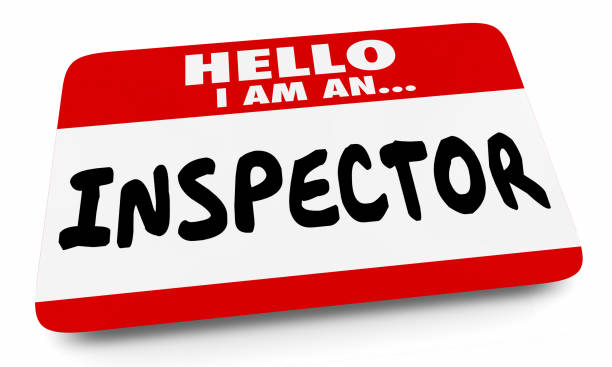 istock Hello Inspector Name Tag Home Inspection 3d Illustration 1161184163