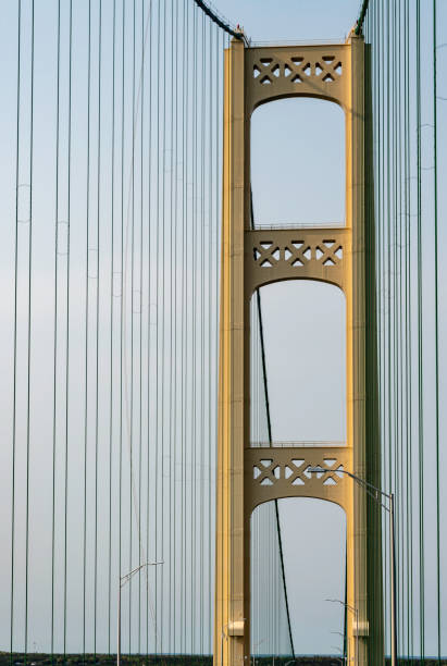 istock Mackinac Bridge in Michigan 1161184406