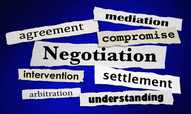istock Negotiation Compromise Agreement Newspaper Headlines 3d Illustration 1161185098