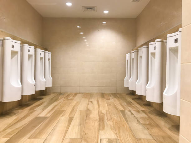 istock public modern clean male restroom at Thailand 1161188352