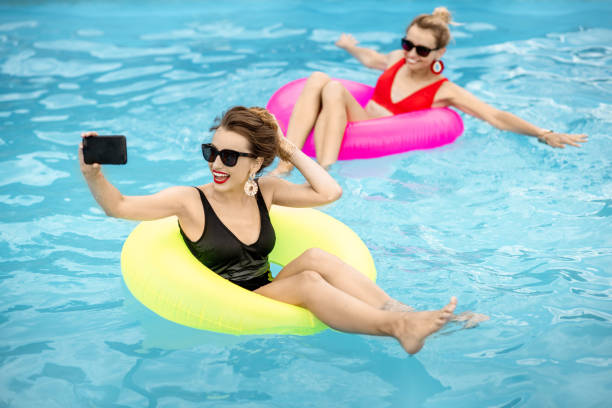 istock Women in the swimming pool 1161190794