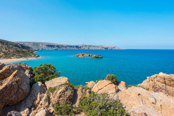 istock Natural landscape on the Crete Island Greece, Vai beach 1161190896