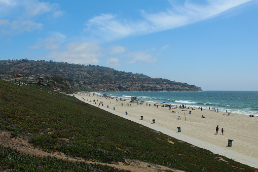 Torrance Beach is located in the South Bay of Los Angeles County, near the Palos Verdes peninsula.