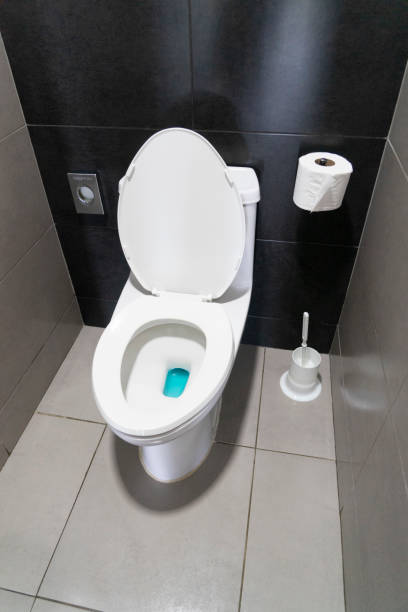 istock Toilet bowl in the bathroom 1161194202