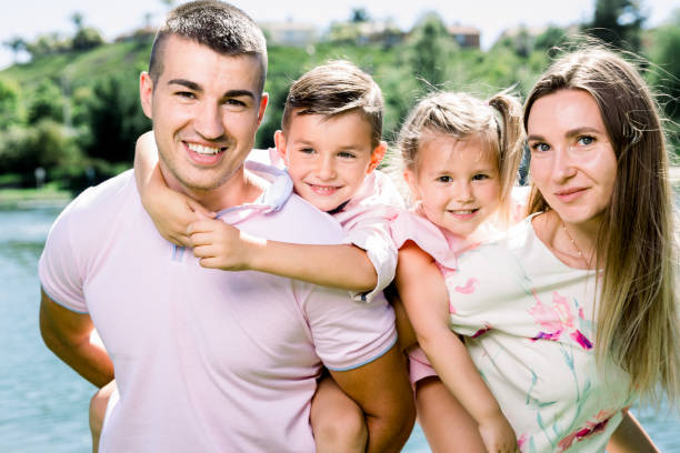 istock Happy Family of four 1161194316