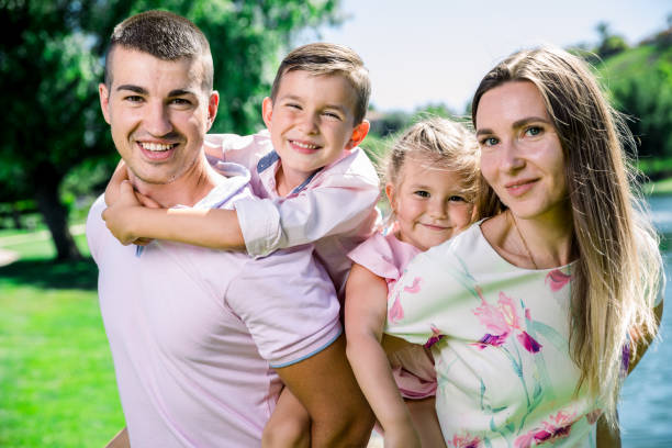 Happy Family of four