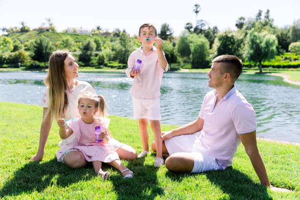 istock Happy Family of four 1161194550