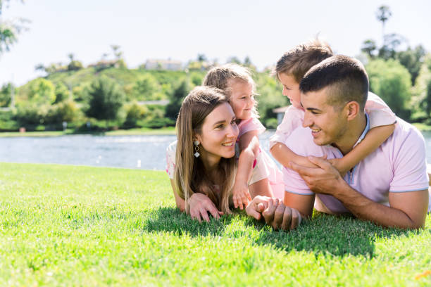 istock Happy Family of four 1161194562
