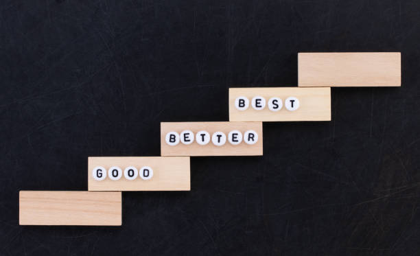 istock Good - Better - Best. On the black bacground 1161195779
