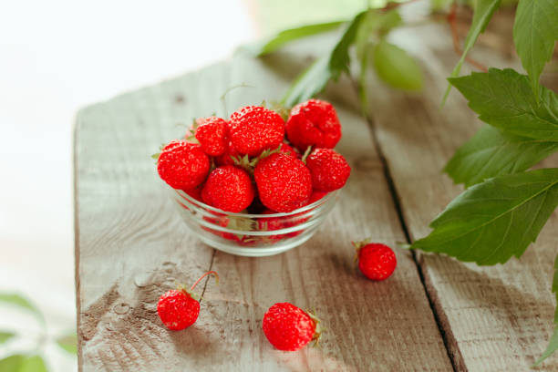 istock berries on wooden garden table  background 1161199564