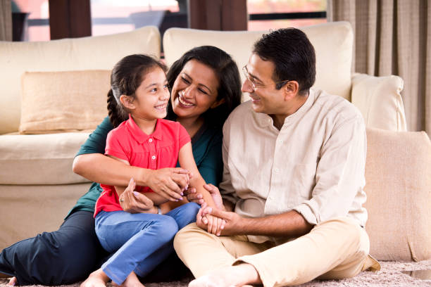 istock Happy Indian family 1161200865