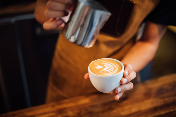istock Barista making latte art 1161202790