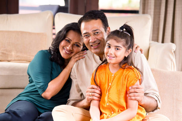istock Happy Indian family 1161203278