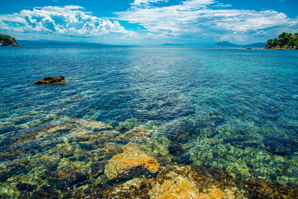 Image of the Greece island Skiathos  in the sunny day