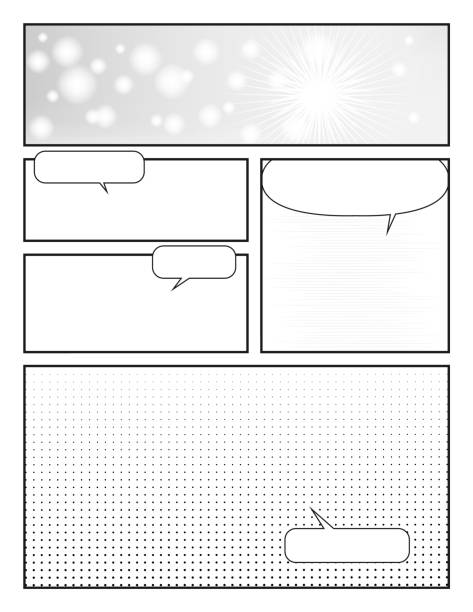 Blank Comic Book – Leere Seiten & Sprechblasen Zum Selberzeichnen, 8.5 X 11 Zoll, über 110 Seiten