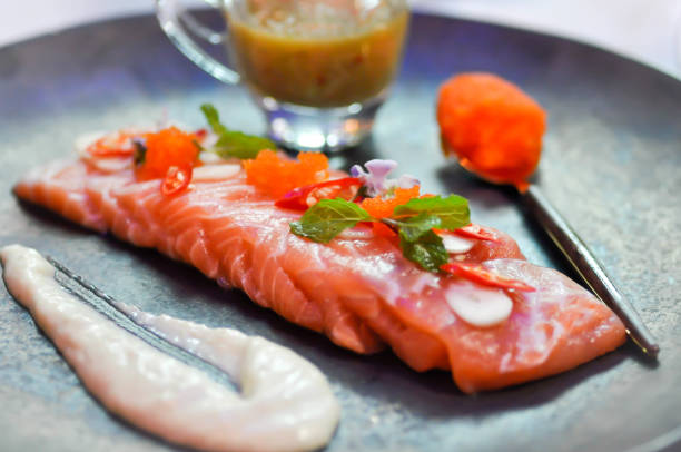 istock raw salmon, sashimi or sliced salmon 1161217018