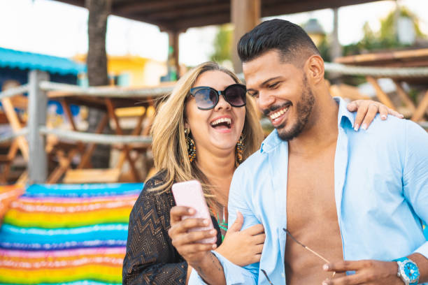 istock Couple enjoying their vacations at the resort hotel 1161217632