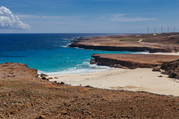 Dos Playa is a location in Aruba where 2 beaches are very close to each other. Beautiful Location.