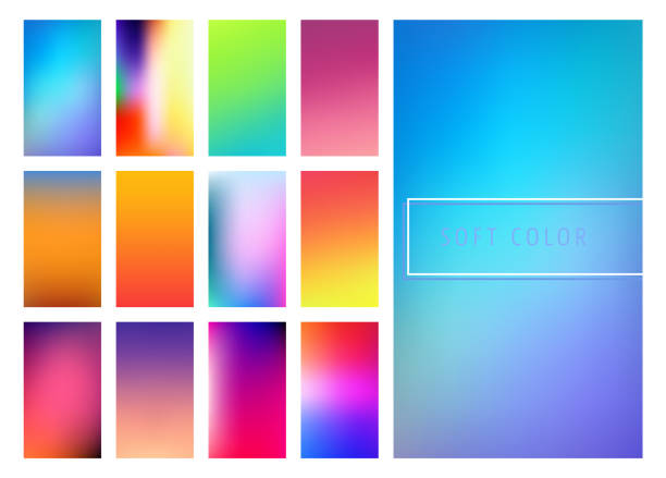 ilustrações de stock, clip art, desenhos animados e ícones de soft color gradients background - screen saver