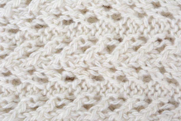 istock White knitted texture fragment. Handmade women hobby 1161238464