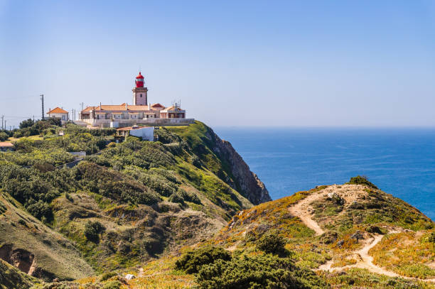 istock Cabo da Roca, Portugal. Lighthouse and cliffs over Atlantic Ocean. 1161241109