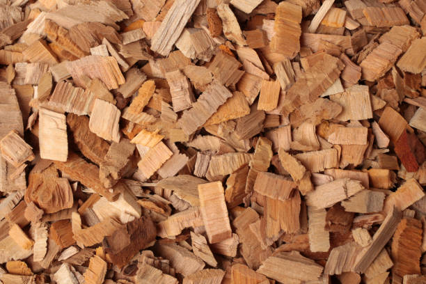 istock Apple-tree wood chips for smoking or burning, for backgrounds or textures 1161242645