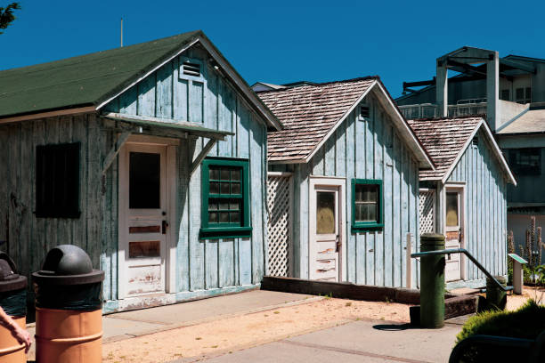 istock Beach huts early in the morning 1161242773