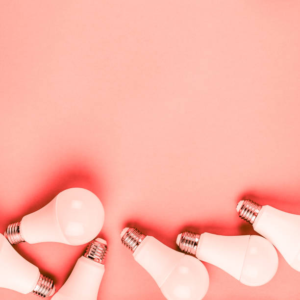 istock Energy saving and eco friendly LED light bulbs 1161244025