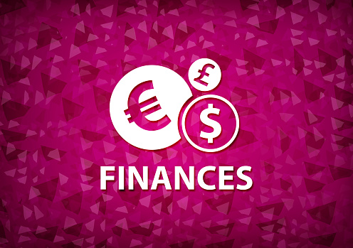 Finances Pink Background Stock Illustration - Download Image Now ...