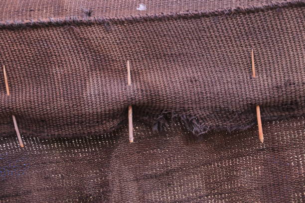 istock Wooden needle on nomad's tent, Shiraz, Iran 1161249799