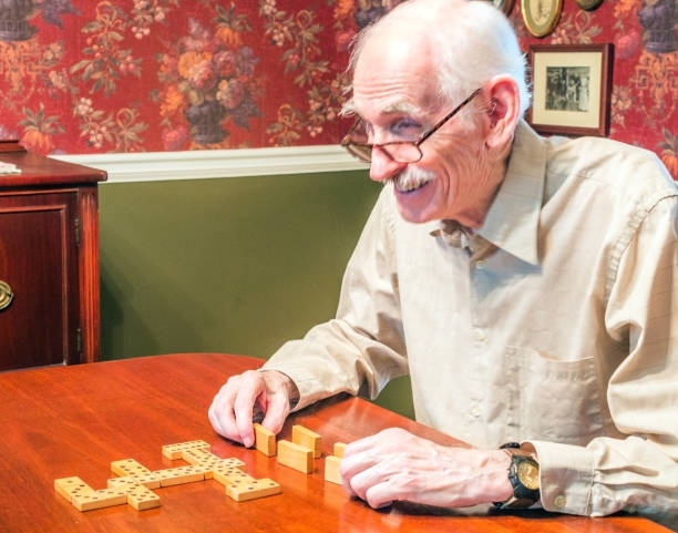istock Senior White Male Happily Relaxing 1161256706