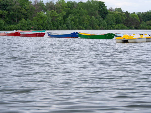 istock Colorful rowboats 1161256973